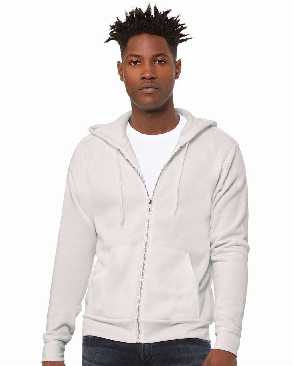 BELLA + CANVAS® Unisex Lightweight Sponge Fleece Zip-Up Hoodie